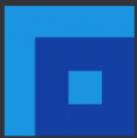 An image of a mosaic of different shades of blue.